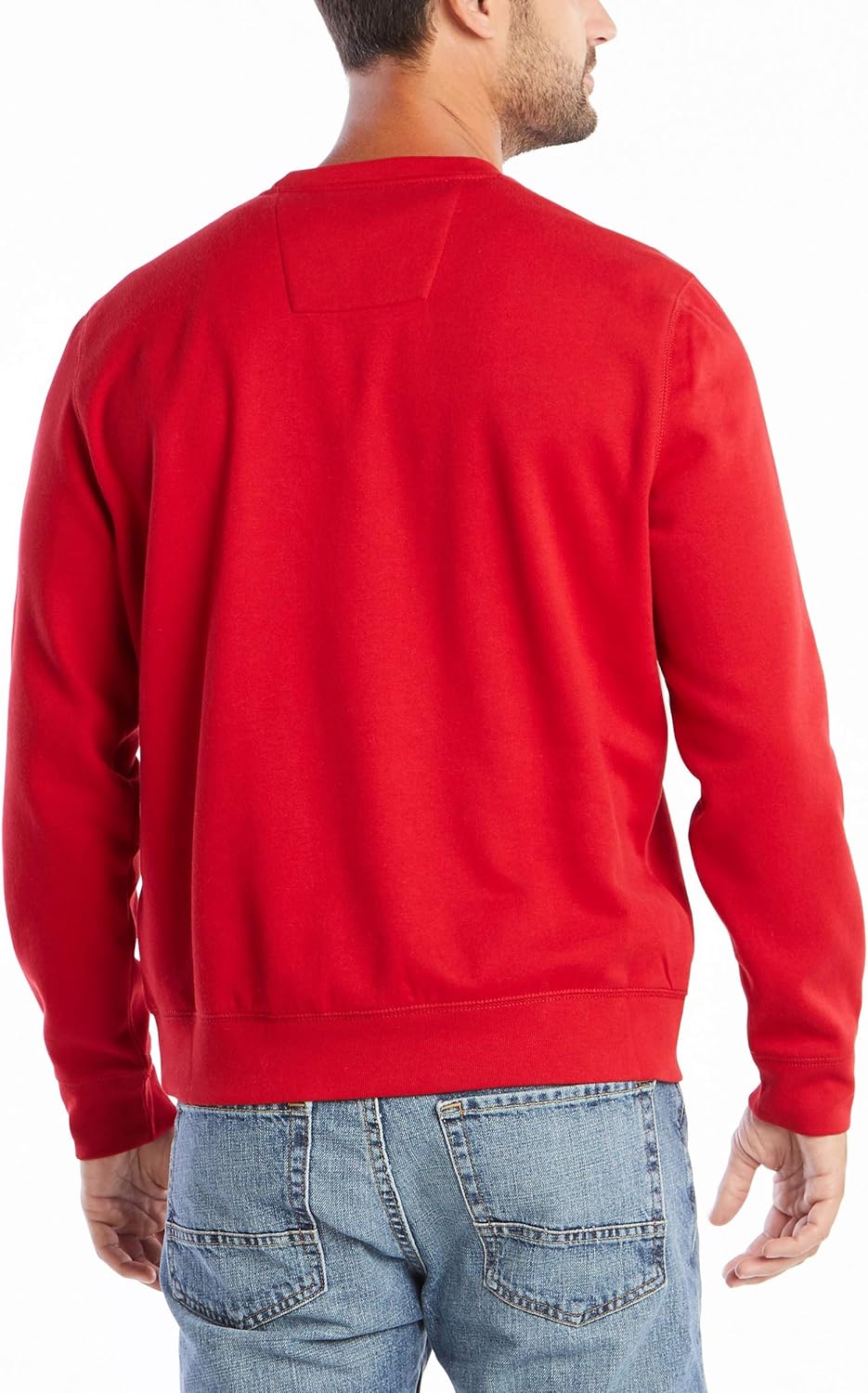 Nautica Men's Basic Crew Neck Fleece Sweatshirt at  Men’s Clothing store