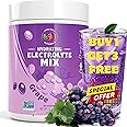 Vitalogix Naturals Electrolytes Powder No Sugar - Grape Hydration Powder I Zero Calories, Carbs or Artificial Ingredients, Rehydration Sugar Free Electrolyte Drink Mix, Keto, Vegan - 90 Servings