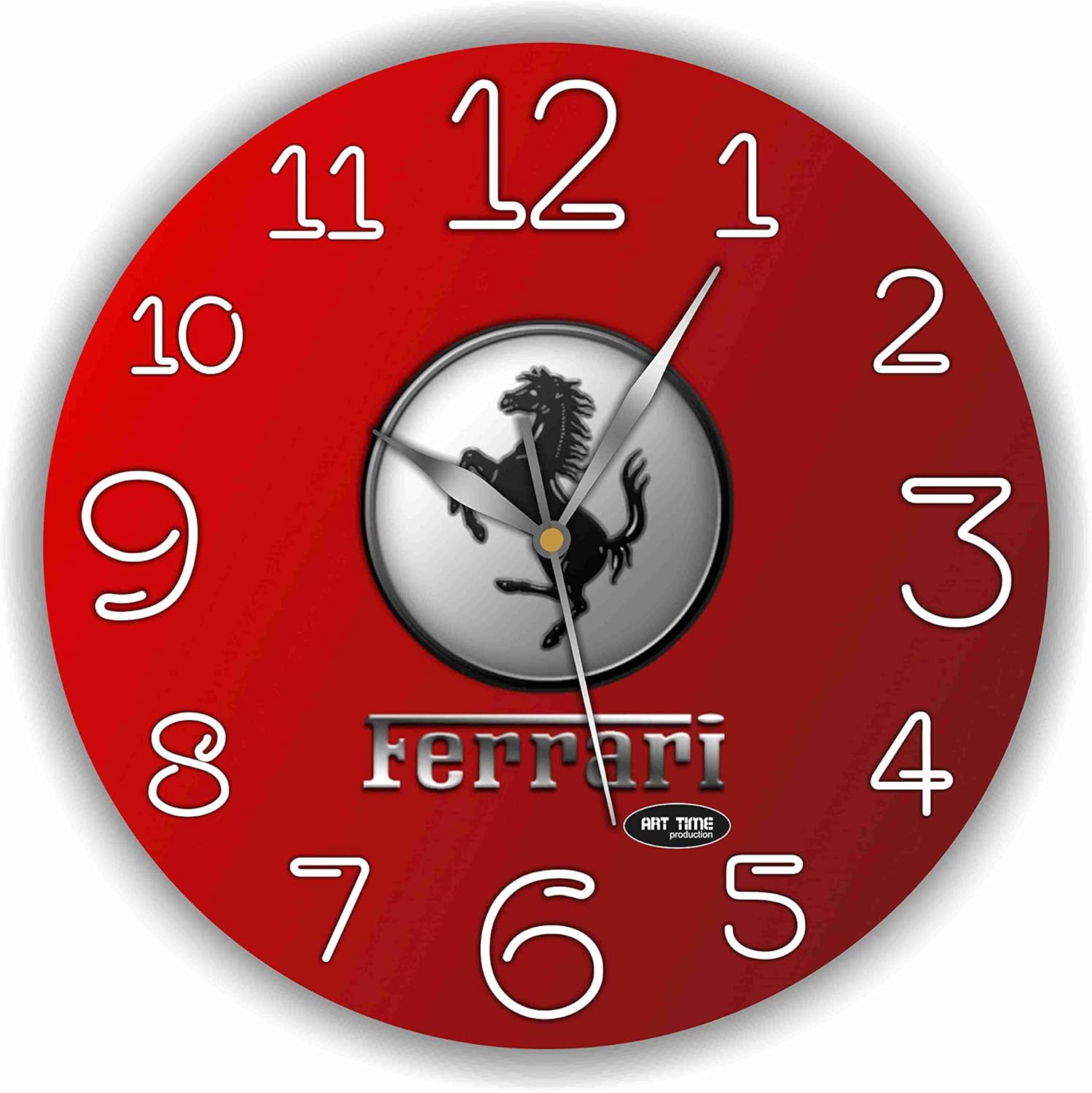 Exclusive Wall Clock Ferrari 11 inches Unique Item for