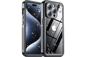 RED2FIRE 2023 New Designed for iPhone 15 Pro Case Waterproof, [Military Grade Shockproof][Glass Camera Protector & Built-in Screen Protector][IP68 Underwater][Dustproof][Dropproof] Full Phone Case 6.1"