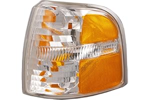 HEADLIGHTSDEPOT Chrome Housing Park Light Compatible With Ford Explorer 2002-2004 Includes Left Driver Side Park Light