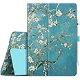 Fintie Folio Case for iPad 9th / 8th / 7th Generation (2021/2020/2019) 10.2 Inch - [Corner Protection] Premium Vegan Leather Stand Back Cover w/Pencil Holder, Auto Sleep/Wake, Blossom