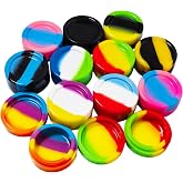 Vegcorn 11ml Silicone Wax Concentrate Containers Non-stick Jars with Round Shape (3)
