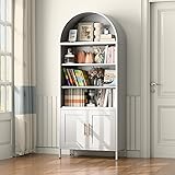 VEXPOR 73 in Tall Metal Arched Cabinet, 5-Tier