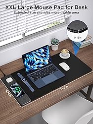 TopMade Wireless Charging Mouse Pad, Gaming