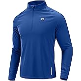G Gradual Men's Running Shirts Long Sleeve Athletic Shirt Lightweight Quick Dry Quarter Zip Pullover for Men Workout Gym Golf