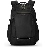 Targus 17&rdquo; Voyager EXP Travel Backpack, Expandable 27L&ndash;30L Laptop Backpack, TSA Checkpoint-Friendly, Water-Resistant, RFID-Blocking Pocket, Fits Up to 17 Inch Laptop, Carry-On Size, Black - TBB664GL