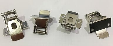 4er Pack Befestigungsklammern für LED Panel Halterung Federclips Decke