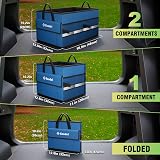 K KNODEL Car Boot Organiser Small Blue Storage Box and Bag view 4