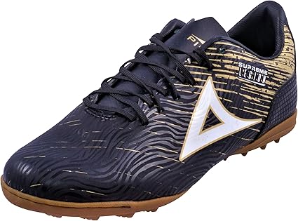black and gold turf shoes