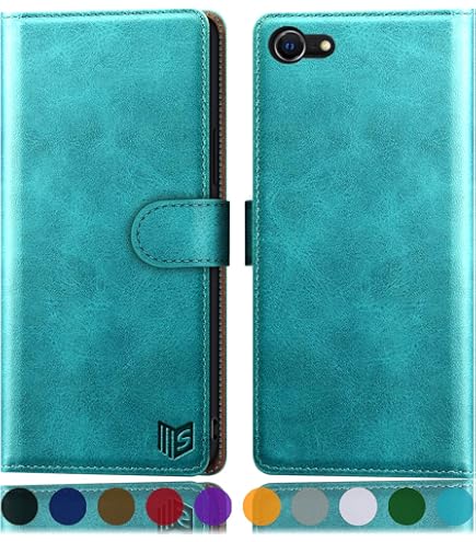 UEEBAI Wallet Case For IPhone SE 2022 5G/iPhone 7/iPhone 8/iPhone SE 2020, Glitter PU Leather Magnetic Zipper Case Kickstand Card Slots Wrist Strap TPU Flip Cover For IPhone SE3/SE2 - Bling Purple - View #8