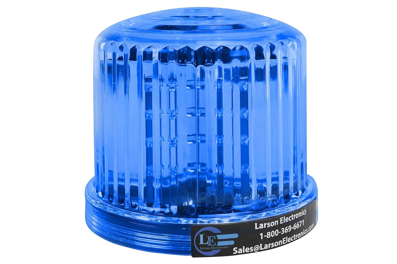 Blue LED 360 Degree Beacon 20 LEDs Battery Powered Base