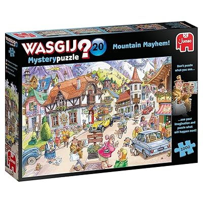 Buy Jumbo Wasgij Mystery 20 Mountain Mayhem Jigsaw Puzzles For Adults 1 000 Piece Online In Taiwan B08t1jnsrh