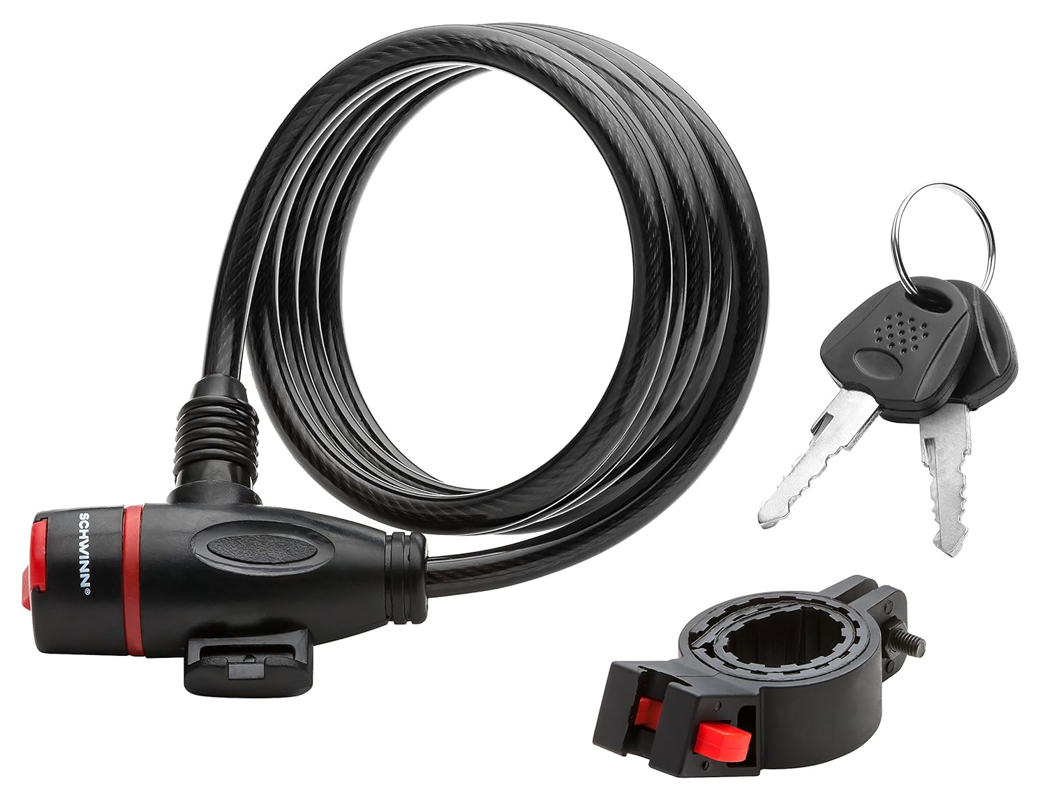 schwinn braided steel key cable lock