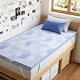 Firm Mattress Topper Twin XL- 3 Inch Memory Foam Bed Topper for Pressure Relief, Mattress Pad with Cooling Bamboo Cover College Dorm, Removable & Washable & Non-Slip, CertiPUR-US & Oeko-Tex Certified