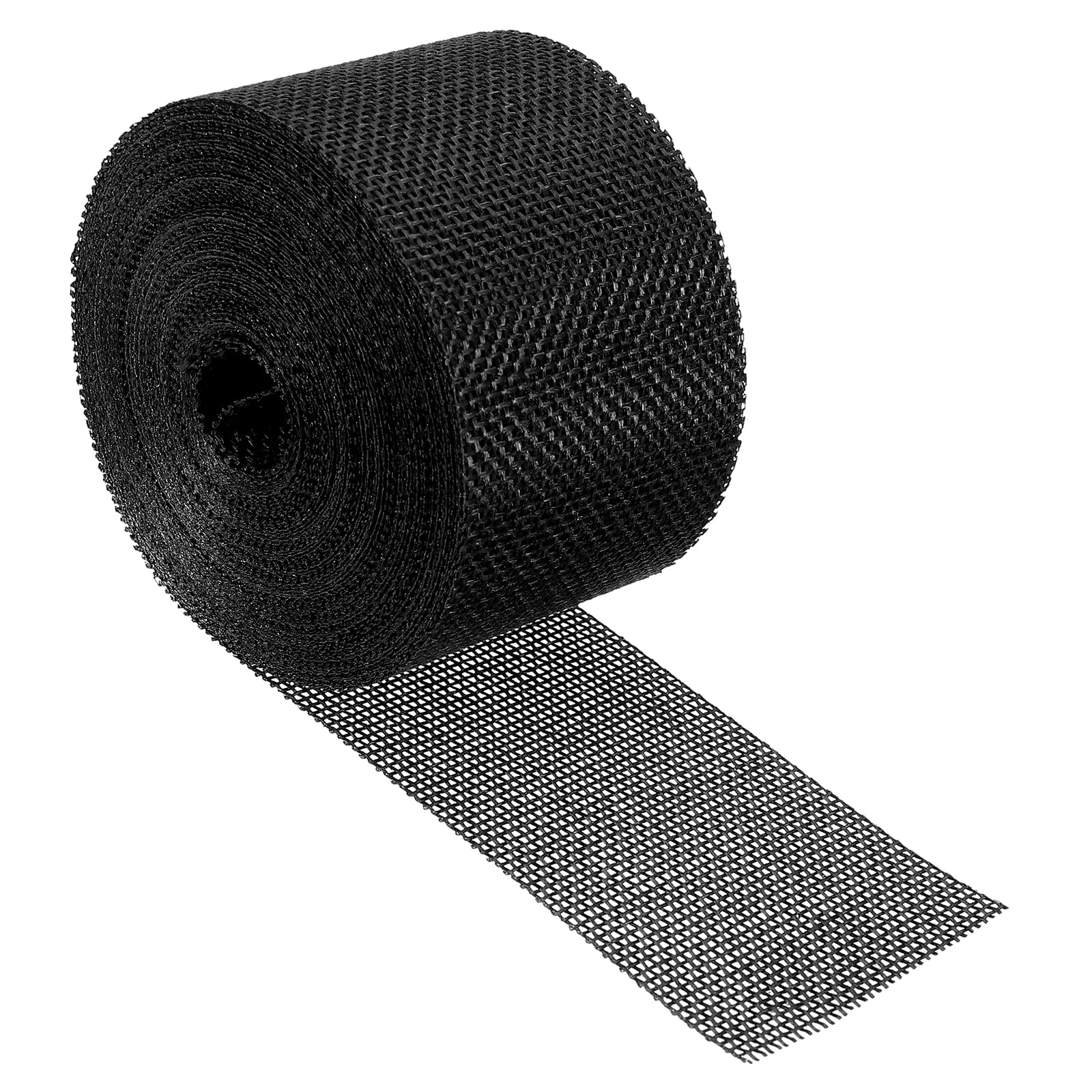 PATIKIL 2 Inch Wide 11 Yards Burlap Fabric Ribbon, Jute Crafts Roll Wrapping for Party Home DIY Wrapping Decoration Black