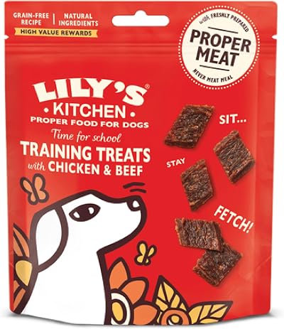 Lily’s Kitchen Adult Dog Treats Chicken & Beef 8 x 70g Training Snacks