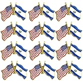 12/50/100 Pcs American El Salvador Friendship Flag Pins Bulk -1.5” Metal Patriotic US USA Salvadoran Lapel Pins Badge Souvenir For Hat Bag Travel Gifts