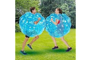 SUNSHINEMALL 2 Pack Inflatable Bumper Balls for Kids Giant Zorb Ball Sumo Balls Human Hamster Ball Bubble Balls for Adults Full Body Buddy Outdoor Toys for Kids(36" Blue)