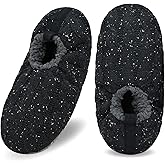 DICUIRD Mens Slipper Socks With Non Skid Bottoms, Warm Slipper Socks With Grippers For Men, Fuzzy House Knit Slippers