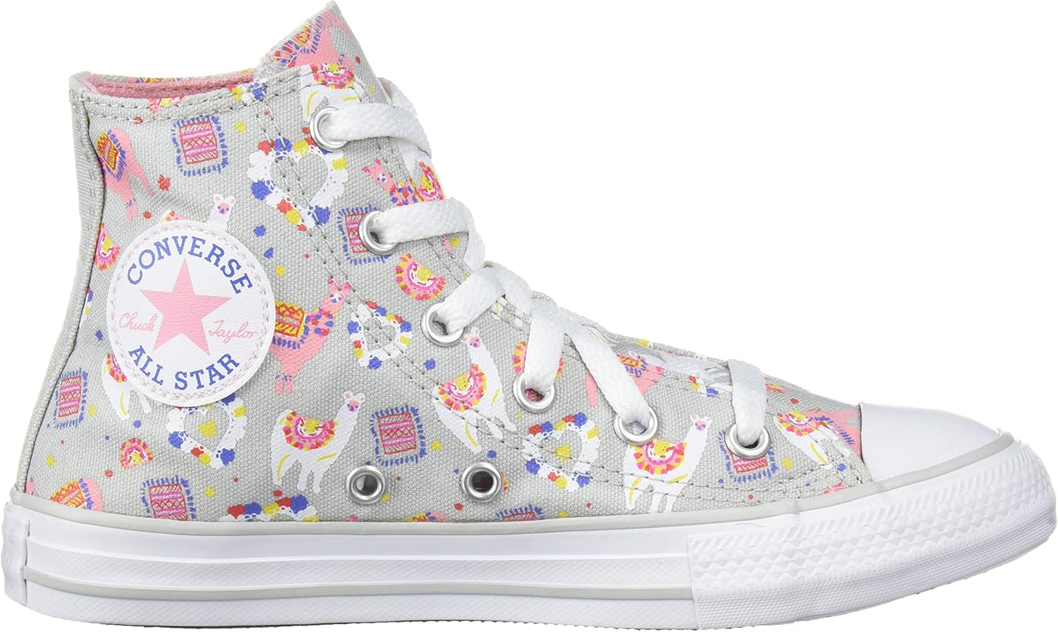  | Converse Unisex-Child Chuck Taylor All Star Llama Print High Top Sneaker | Sneakers