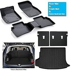 LJWAITO Floor Liners & Cargo Liners & Backrest Mat