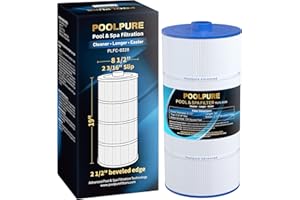 POOLPURE Spa Filter Replaces Sundance 6540-488, PSD125-2000, Unicel C-8326, Filbur FC-2780, Aladdin 22507, Baleen AK-70013, Magnum SU125, 125 sq.ft Filter Cartridge