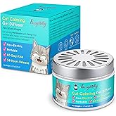 Cat Pheromone Calming Diffuser Gel, Unplugged Cordless Cat Calming | for Cat Anxiety Relief from New Home, Car Rides, Travel, Scratching &amp; Urine Marking, 2 Months Supply (120 ml, 4.1 f oz)