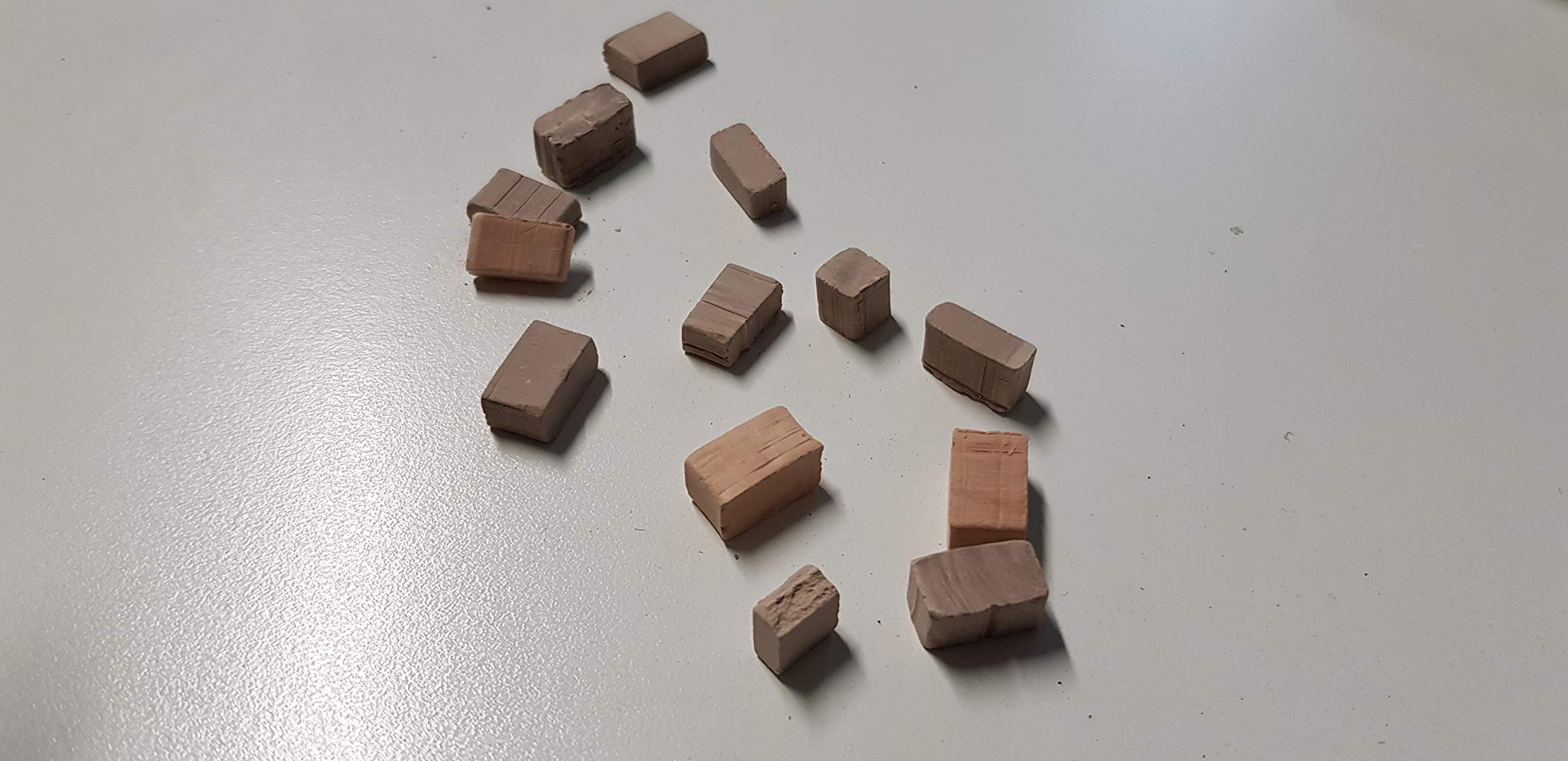 DOMUS KIT BRICKS Ref. 03016 MIXED BRICKS IRREGULAR WALL from 4 to 12 mm Pieces 200, LADRILLOS,MATTONCINI,BRIQUES