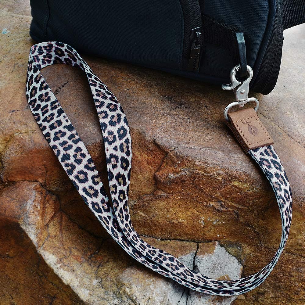 Yihor ID Lanyard - Cool Keychain Holder for Keys Women & Kids (Brown) - Image 4