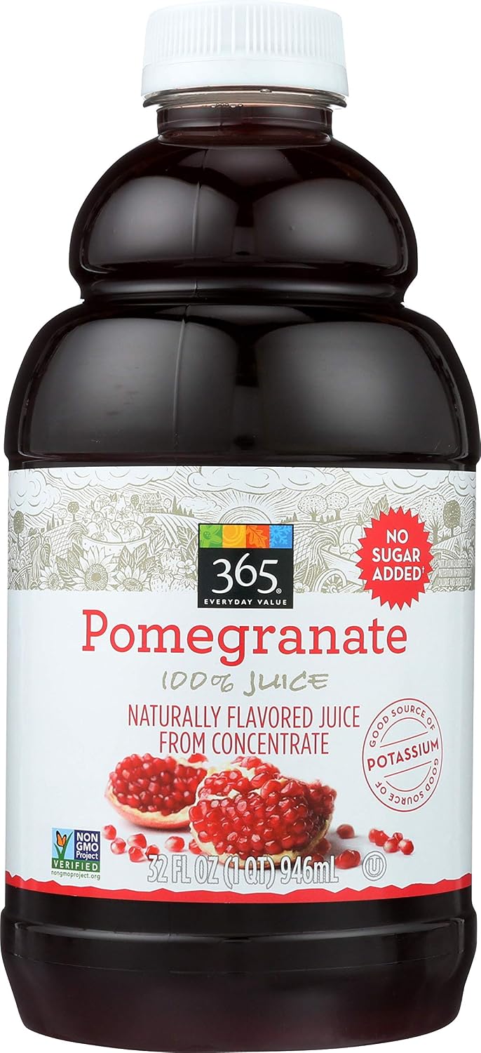 365 everyday value 100% naturally flavored Juice, pomegranate 32oz (099482421045)