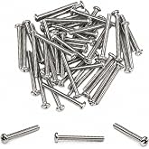 50PCS #6-32 x 1-1/4" Machine Screws, Phillips Pan Head, 304 Stainless Steel | (18-8) A2-70 Screw, UNC Fully Threaded, for Electrical Outlet, Switch Plate, Electronics, Appliances, Cabinet Drawer Pull