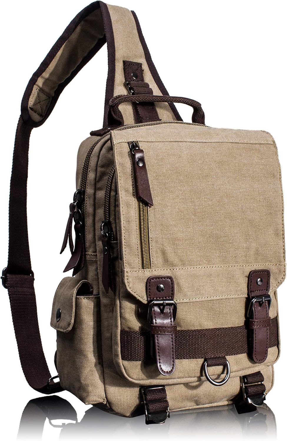 leaper canvas messenger bag