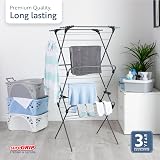 Minky Premium Sure Grip 3 Tier Airer Stainless Gunmetal Standard Size view 7