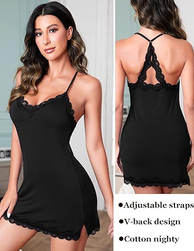 Avidlove Womens Lingerie Sexy Nighties for Women V-neck Nightdress Sexy Lingerie Dress Babydoll Chemise Negligee Lingerie Sets for Women(Black,XL) in Kenya | Whizz Baby Dolls & Chemises Avidlove Womens Lingerie Sexy Nighties for Women V-neck Nightdress Sexy Lingerie Dress Babydoll Chemise Negligee Lingerie Sets for Women(Black,XL) in Kenya | Whizz Baby Dolls & Chemises
