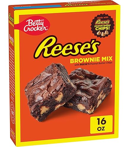 Betty Crocker REESE’S Peanut Butter Coffee Cake Mix – With Brown Sugar Streusel & Mini PB Chips, 14.2 Oz