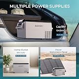 EUHOMY 30.6L Portable Car Refrigerator 12/24V 100-240V with App LCD view 6