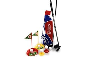 Matty's Toy Stop 15 Piece Deluxe Toy Golf Set with Bag