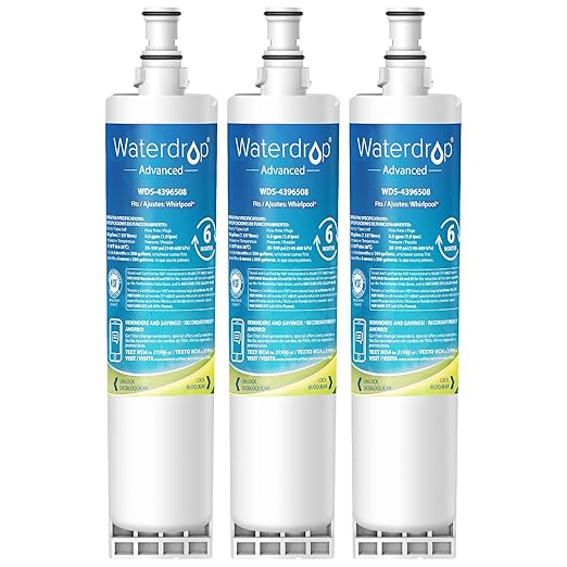 Waterdrop nevera filtro de agua de repuesto para Pur W10186668 ...