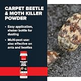 Rentokil PSC50 Carpet Moth and Beetle Killer Powder 150g view 4