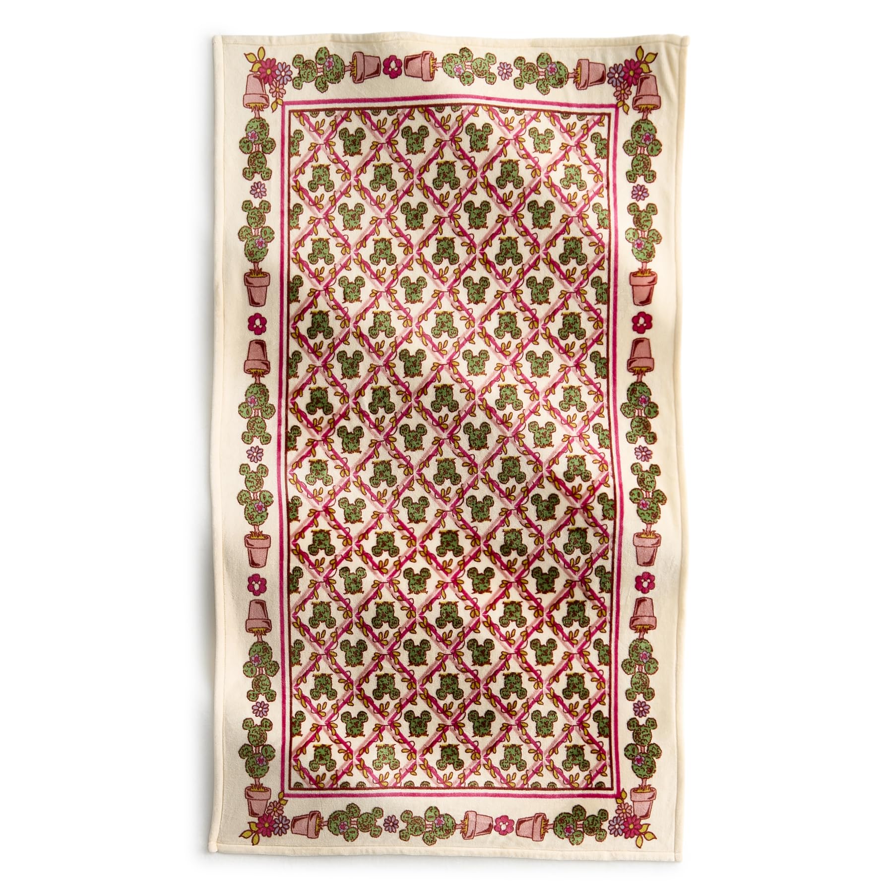 Vera Bradley Women's Disney Fleece Plush Throw Blanket, Mickey's Promenade, One Size Image