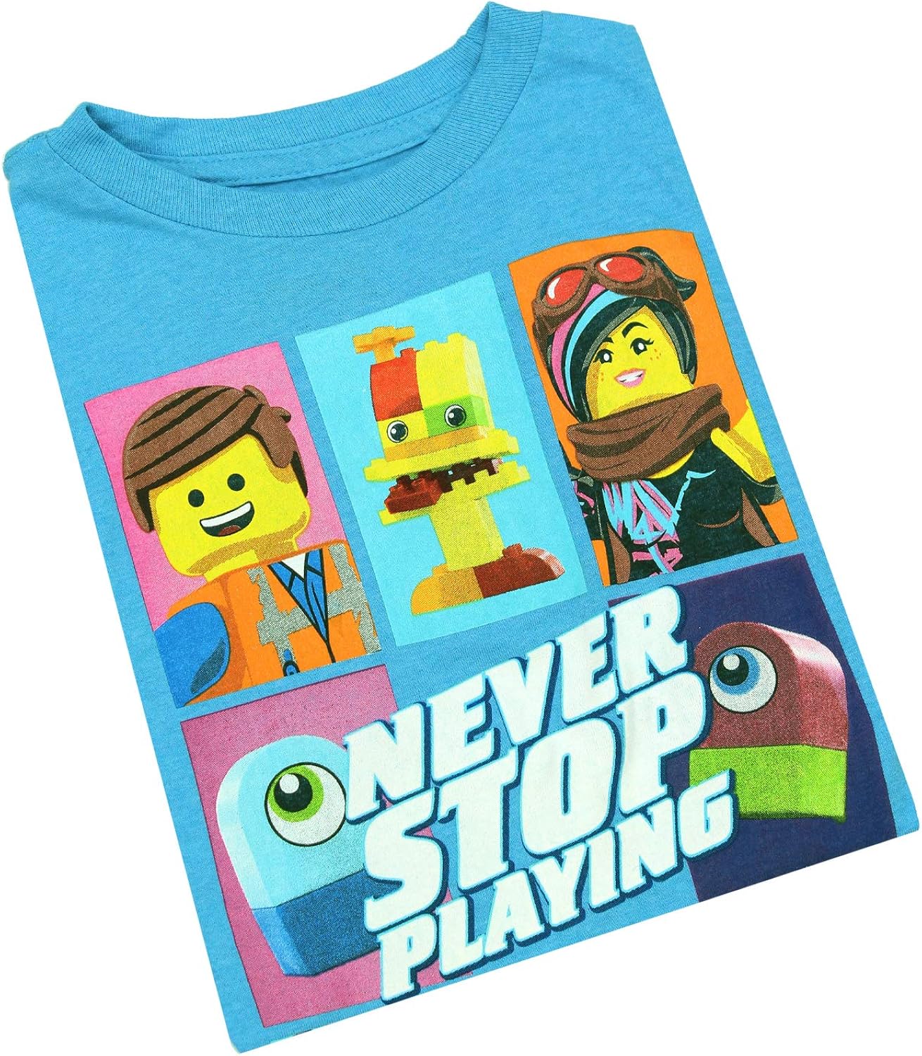 Lego Movie 2 The Second Part Boys Girls Short Sleeve Tee: Clothing