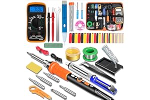 KYZHXVO Soldering Iron Kit,Soldering Iron 80W Adjustable Temperature,Solder Kit Welding Tool