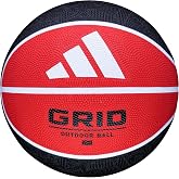 adidas | Grid | Recreational Rubber Basketball | Durable for Outdoor &amp; Indoor Play
