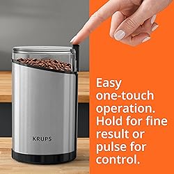 KRUPS Electric Coffee Grinder: 3 oz Capacity, 200