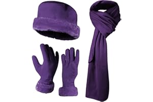 boxed-gifts Women's Warm Fleece Winter - Women's Hat and Glove Set + Hats Gloves Scarves for Women