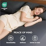 Bedsure Super King Fitted Sheet 40 cm Deep Pocket Dark Grey 180x200cm view 2