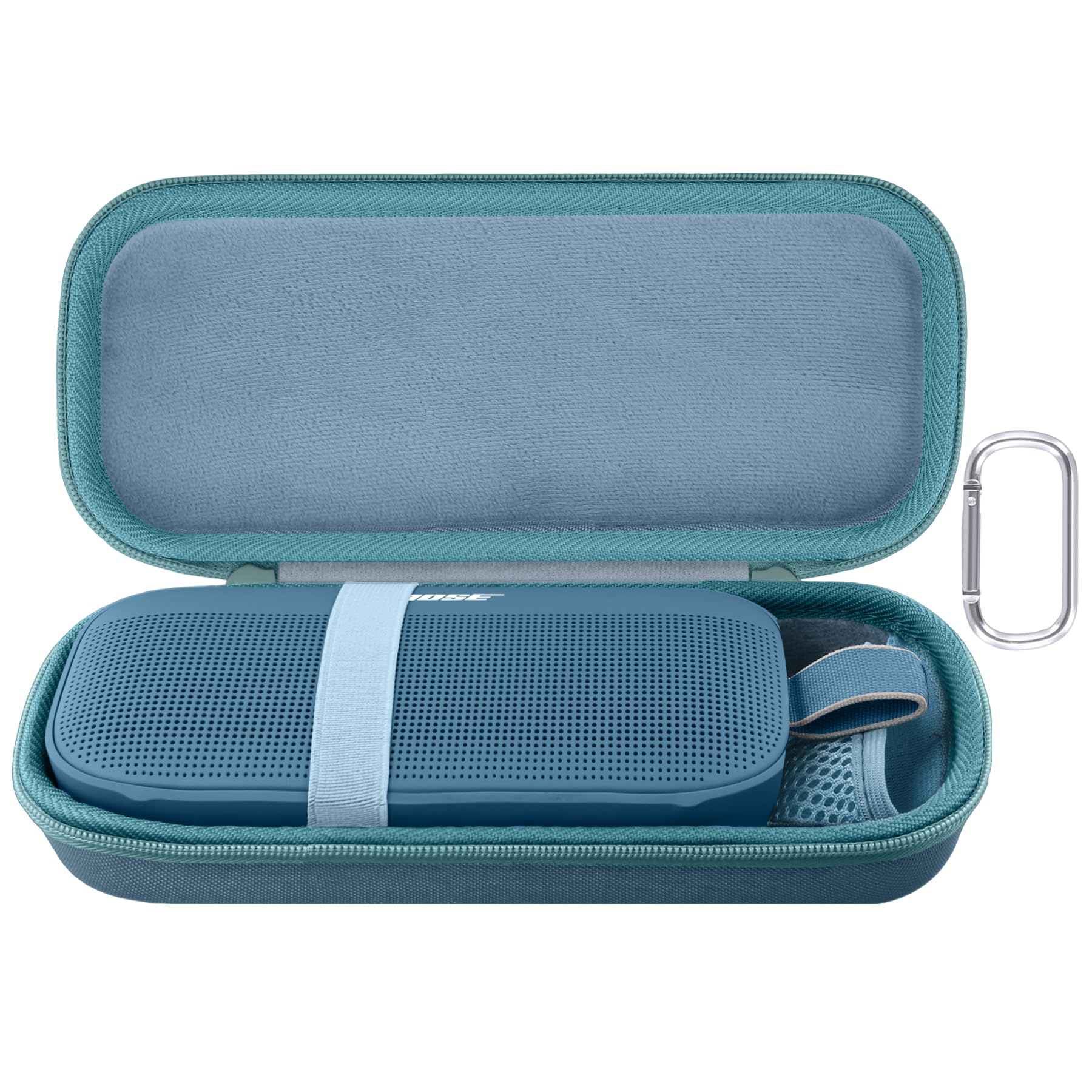 Aenllosi for Bose SoundLink Flex Portable Bluetooth Speaker 2nd Gen Hard Protective Travel Carrying Case, Case Only, Blue — image 1