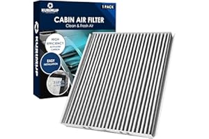 KURIMUP Premium Cabin Air Filter with Activated Carbon,Replacement for CF10728,Fit for Hyundai Accent(2008-2011)/Elantra(2007-2016), Kia Forte(2014-2018)/Forte Koup(2014-2017)/Forte5(2014-2018).