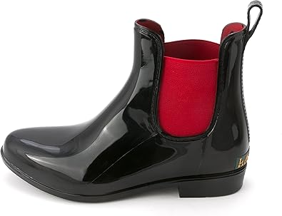 ralph lauren black rain boots